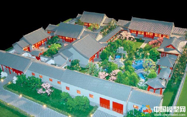 古建筑模型，古建沙盤模型