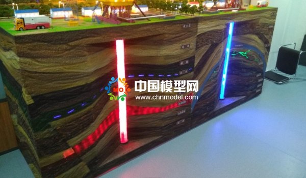 石油測(cè)井沙盤(pán)模型