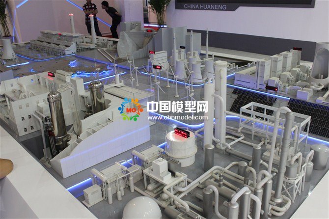 熱電站模型，核電站模型，火力發(fā)電站少盤