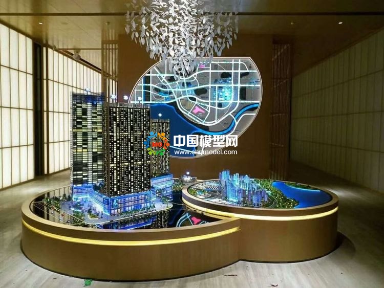 高檔樓盤模型底座，售樓部沙盤展臺（收藏）