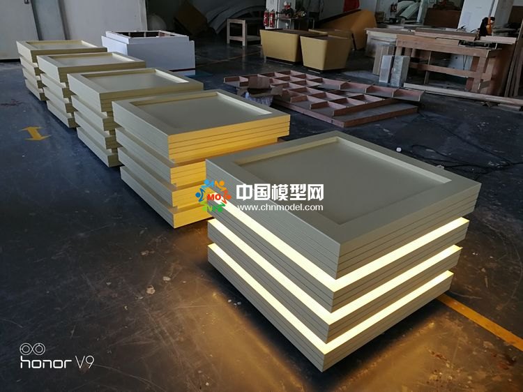 高檔樓盤模型底座，售樓部沙盤展臺（收藏）