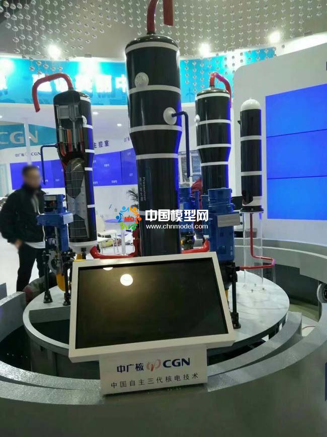 中國自主三代核電技術(shù)模型，突破核電裝備的自主化