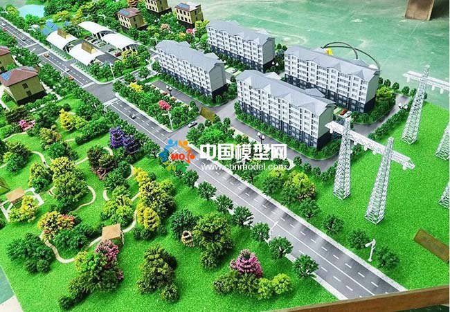 光伏電站應(yīng)用場(chǎng)景沙盤模型，太陽能光伏屋頂發(fā)電沙盤模型