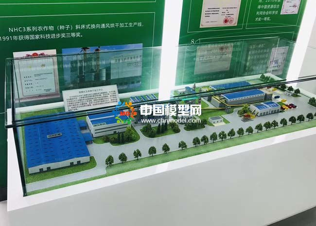 規(guī)?；衩追N子加工中心沙盤模型