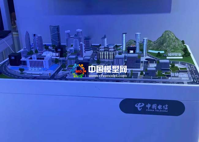 城市安全運(yùn)行監(jiān)測與管理平臺(tái)沙盤模型