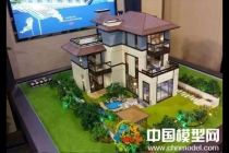 別墅模型主要突出環(huán)境觀，建筑按部就班即可