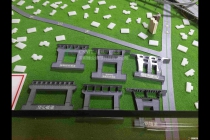 高速公路沙盤，橋梁隧道沙盤模型