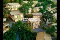 鄉(xiāng)伴攬樹山房建筑模型，展示沙盤模型