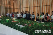 新建京張鐵路沙盤(pán)模型，有砟軌道標(biāo)準(zhǔn)高速鐵路
