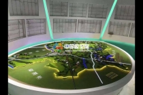 農(nóng)村生活垃圾收集轉運系統(tǒng)沙盤模型