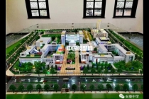 安康中學新、老校區(qū)建設沙盤模型建成