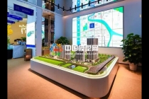 售樓部正常使用三類沙盤模型，建筑區(qū)域和戶型
